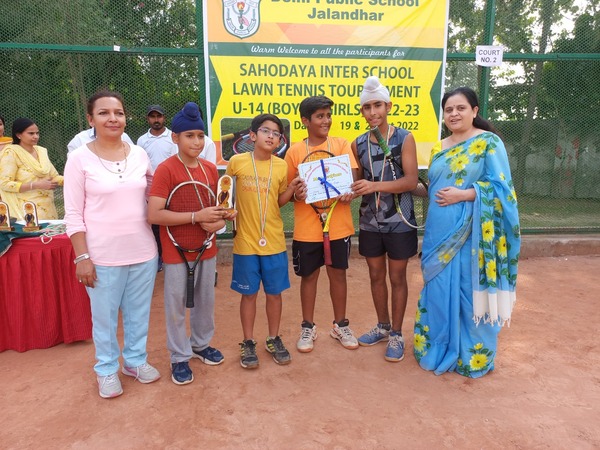 SAHODAYA INTER SCHOOL U-14 LAWN TENNIS TOURNAMENT HOSTED BY DELHI PUBLIC SCHOOL